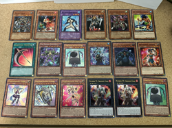 YuGioh Card Lot 18 First Edition Cards Light-Heavy Played - Image 1