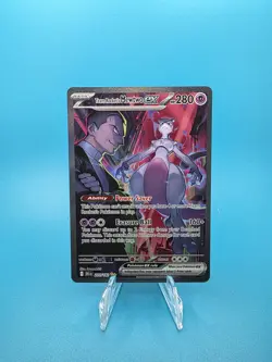 Pokemon TCG Destined Rivals Team Rockets Mewtwo EX Card 231/182 NM Condition - Image 1