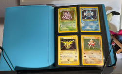 81 Base Set 2 Pokemon Cards in Binder - LP to MP! 7 Holos! No Dupes! - Image 1