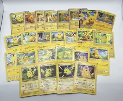 25 Different Pikachu Pokemon TCG Card Lot - Base Set Jungle Neo WOTC Holo + - Image 1