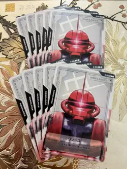 10x Japanese Gundam Card Game R-005: Resource (Char’s Zaku II) C New Type Rising - Image 1