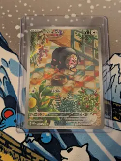 Lechonk Pokemon TCG Sv03: Obsidian Flames Holo Illustration Rare Card 209/197 NM - Image 1