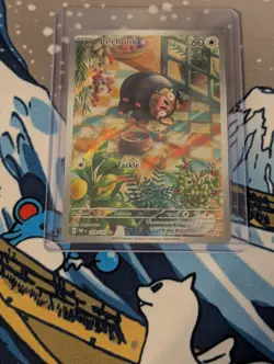 Lechonk Pokemon TCG Sv03: Obsidian Flames Holo Illustration Rare Card 209/197 NM - Image 3