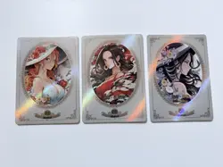 One Piece 3 Card SR Lot Nami Boa Nico Robin Waifu Goddess Story Thick Foil - Image 1