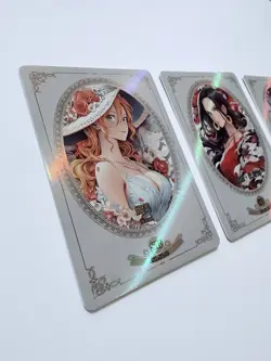 One Piece 3 Card SR Lot Nami Boa Nico Robin Waifu Goddess Story Thick Foil - Image 2