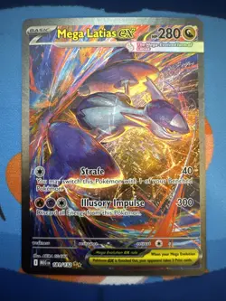 Pokemon TCG Mega Latias EX SIR 181/132 Mega Evolution English Card NM Condition - Image 1