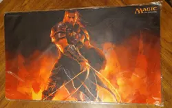 Gideon jura Magic Playmat card game Play Mat desk Mouse Pad TCG CCG MTG 24 x 14 - Image 1