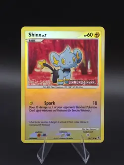 Shinx 98/130 - Diamond & Pearl STAMPED Reverse Holo - VLP 2007 Pokemon Card TCG - Image 1
