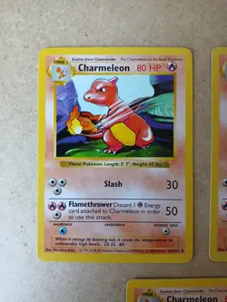 Pokemon TCG Charmeleon 24/102 3x Card Lot - Image 2