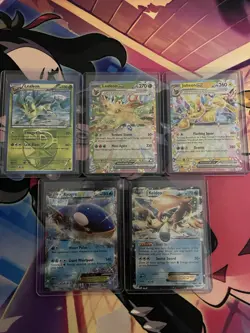 Vintage And Modern Pokemon 15 Card Lot Vmax, Cracked Ice, Vstar, V,EX, GX promo - Image 3