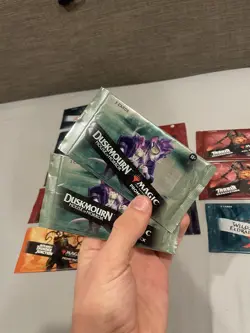 Bundle of 13 Magic the Gathering Sealed 3 Card Foil Promo packs - Image 3
