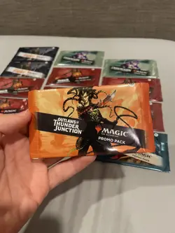 Bundle of 13 Magic the Gathering Sealed 3 Card Foil Promo packs - Image 5