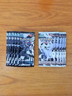 10 Packs Pokemon Card Korean Black Bolt & White Flare Set #1 - Image 1