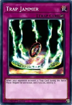 Yugioh - Trap Jammer - 1st Edition NM - Free Holographic Card - Image 1
