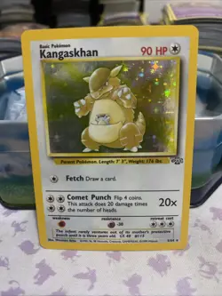 Pokemon TCG English Card Jungle Set WOTC Kangaskhan 5/64 Holo Rare MP - Image 1