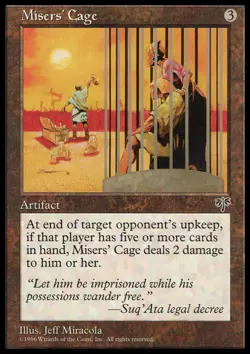 Misers' Cage x1 1x Mirage LP MTG - Image 1