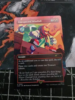 MTG Unexpected Windfall (2092) Secret Lair Drop Regular Rare - Image 1