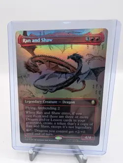 Ran and Shaw [Borderless Foil] #325 Magic Avatar: The Last Airbender - Image 1