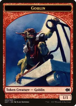 Goblin Token 10x - Red - Kopinski Art - DDT Duel Decks MTG Magic NM - Image 1