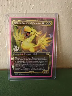Choco, Seeker of Paradise (Borderless) (Chocobo Track Foil) Final Fantasy Foil - Image 1