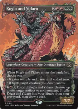 MTG- Kogla and Yidaro - SHOWCASE FOIL - March of the Machine - 0311 - RARE edh - Image 1