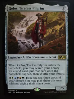 Golos, Tireless Pilgrim NM Core Set 2020 M20 MTG FREE SHIPPING - Image 1