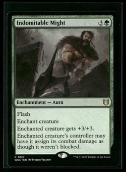 2023 Magic: The Gathering - Wilds of Eldraine Indomitable Might - Image 1