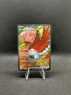 Pokemon TCG - Ethan's Ho-Oh ex 209/182 Sv10: Destined Rivals Holo Full Art NM - Image 1