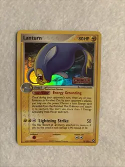 Lanturn 15/108 Reverse Holo Rare STAMPED EX Power Keepers 2007 Pokemon TCG LP/NM - Image 1