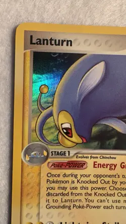 Lanturn 15/108 Reverse Holo Rare STAMPED EX Power Keepers 2007 Pokemon TCG LP/NM - Image 3