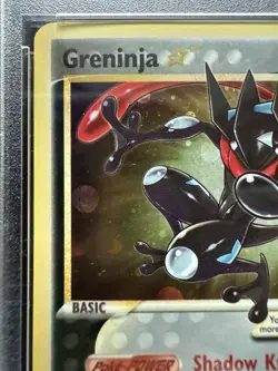 Pokemon Greninja Gold Star Celebrations ETB Black Star Holo Promo SWSH144 PSA 9 - Image 3