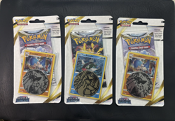 Pokemon TCG Basculin Cranidos Silver Tempest Sword & Shield checklane booster x3 - Image 1