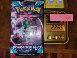 22.65g Paradox Rift Pokemon Booster Pack - Sealed #658 - Image 1