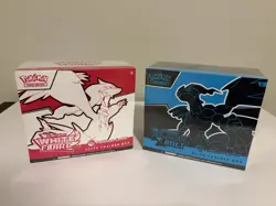 2 Total - 1 White Flare Pokemon Center ETB And 1 Black Bolt Pokemon Center ETB - Image 1
