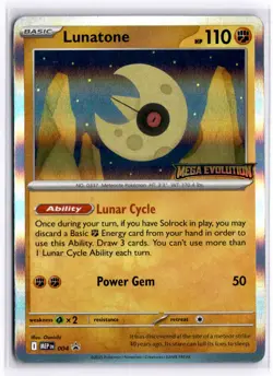 Lunatone ME: Mega Evolution Promo 004 Pokemon ME: Mega Evolution Promo NM - Image 1