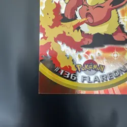 2000 Topps Pokemon TV Animation Edition Series 3 Holo Foil #136 Flareon - Image 2