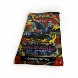 Pokemon Mega Evolution Phantasmal Flames Booster Pack - Image 1