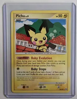 2009 Pichu lv 9 Pokemon 25/99 rare non-holo - Image 1