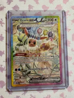 Pokemon TCG Eevee ex 167/131 Prismatic Evolutions Special Illustration Rare - Image 1