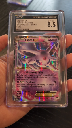 ESPEON EX - CGC 8.5 - 2016 Pokemon Breakpoint HOLO - #52/122 - Image 2