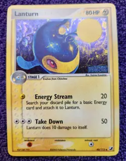 Lanturn 40/115 Unseen Forces Stamped Reverse Holo Pokemon *NICE* - Image 1
