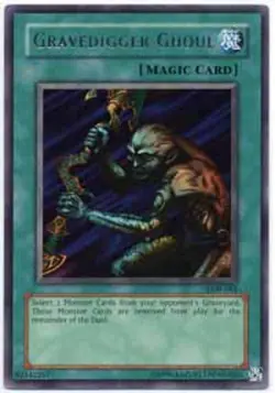Yugioh! Gravedigger Ghoul - LOB-065 - Rare - 1st Edition Near Mint, English - Image 1