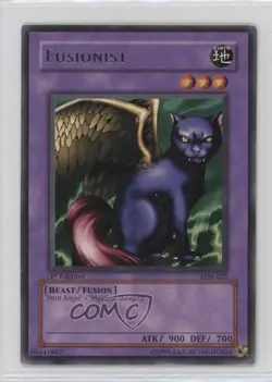 Fusionist 1st Ed. YuGiOh Legend of Blue Eyes White Dragon #LOB-022 2002 - Image 1
