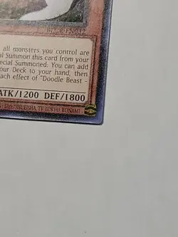 Yugioh Doodle Beast - Stego BLCR-EN032 1st Edition Secret Rare NM/M (A165) - Image 2