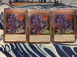 Yugioh Ultimate Conductor Tyranno Platinum Secret Rare RA04-EN287 Near Mint x3 - Image 1