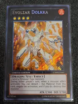 Evolzar Dolkka CT09-EN001 Limited Editon Secret Rare VLP - Image 1