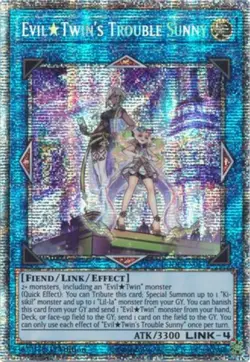 Yugioh! LP Evil Twin's Trouble Sunny - BODE-EN051 - Starlight Rare - 1st Edition - Image 1