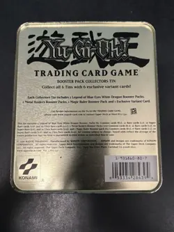 Yu-Gi-Oh! Vintage Empty Blue-Eyes White Dragon Kaiba Metal Tin 2002 Original - Image 3
