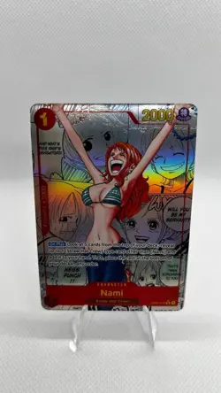 Manga Nami - One Piece PRB01 - English - Manga Alternate Art #016 OP01-016 - Image 1