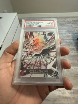 DIVINE DEPARTURE ALTERNATE ART PSA 10 ONE PIECE OP10-ROYAL BLOOD - Image 1